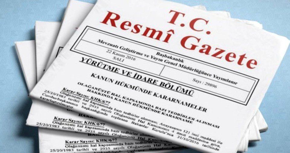Cumhurbaşkanı Recep Tayyip Erdoğan’ın imzasıyla yayımlanan karar doğrultusunda, sağlık hizmetlerinin