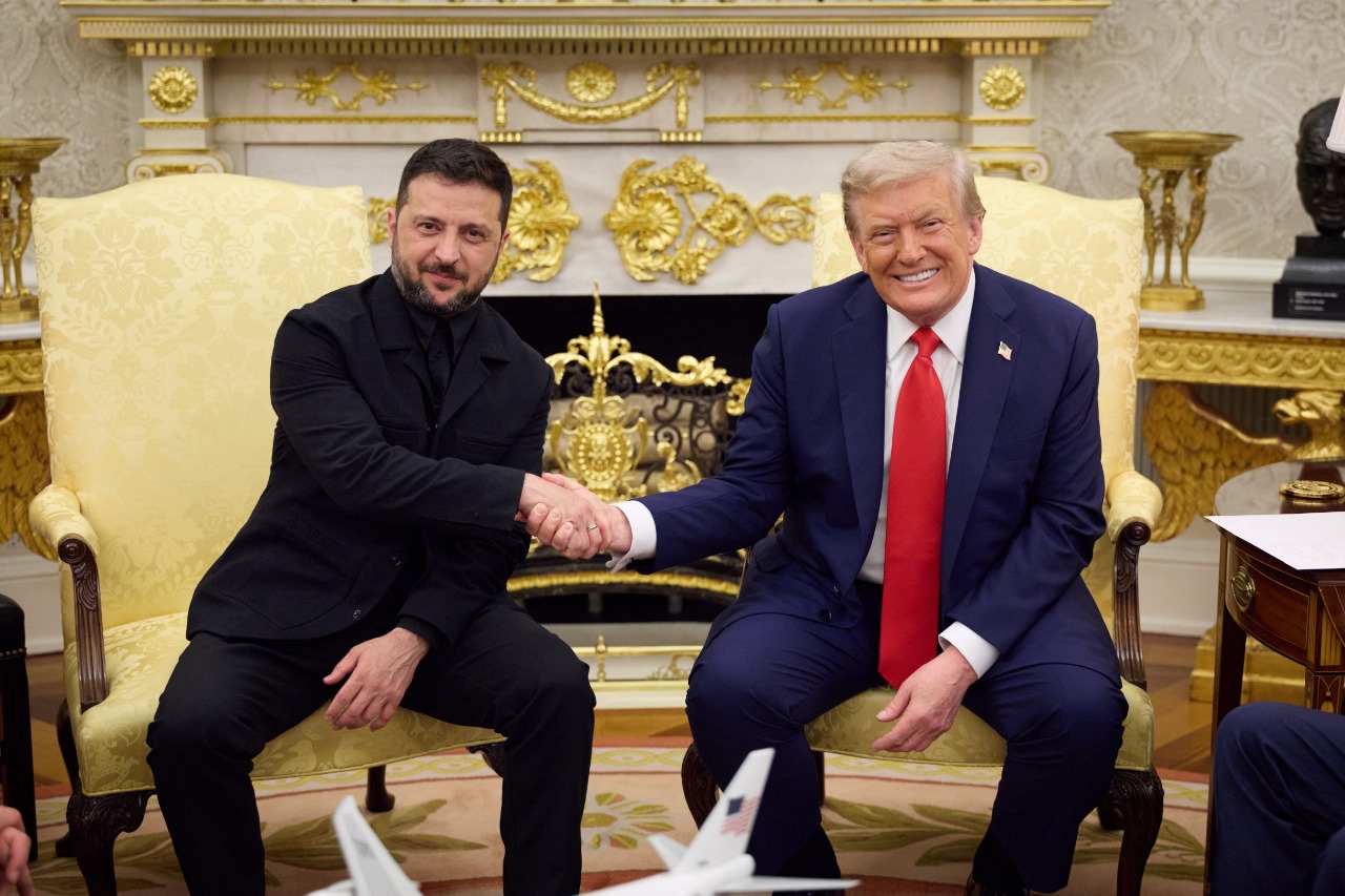 Ukrayna Devlet Başkanı Volodimir Zelenskiy, ABD Başkanı Donald Trump’ın ev