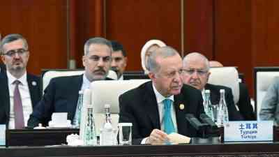 Cumhurbaşkanı Recep Tayyip Erdoğan, Çin’in Tiencin kentinde düzenlenen Şanghay İşbirliği