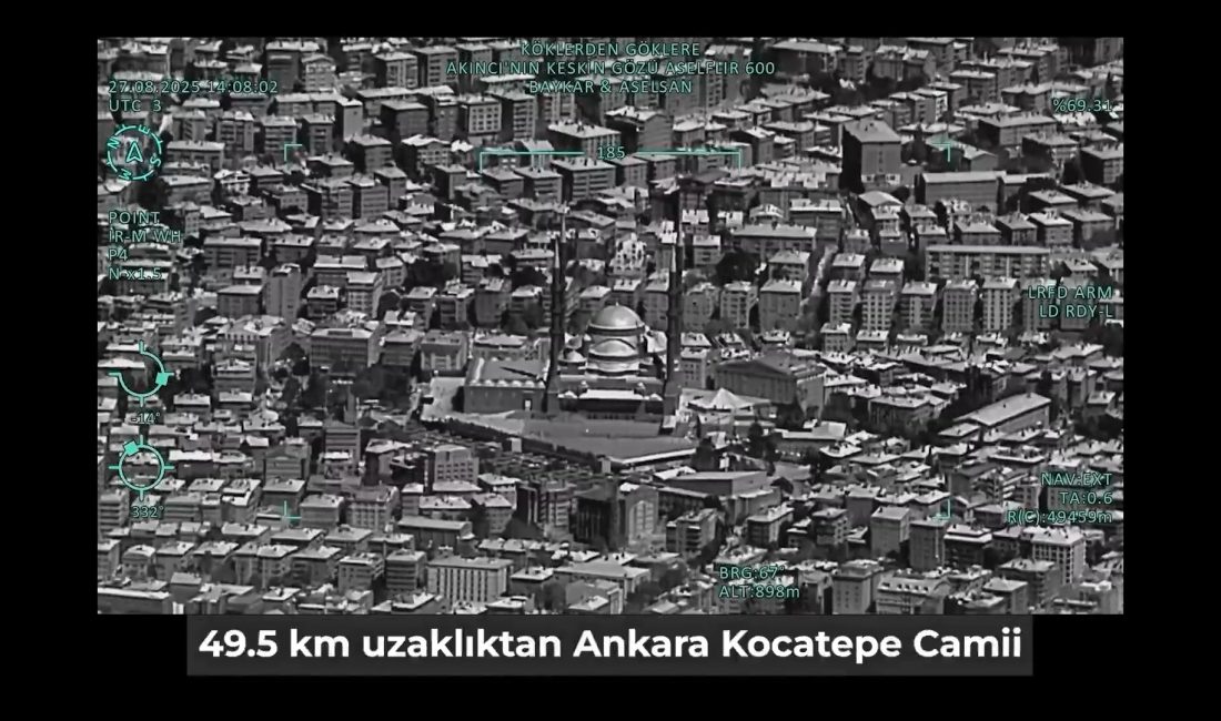 ASELSAN’ın ASELFLIR600 Sistemi, Bayraktar AKINCI İHA ile Ankara’yı Görüntüledi ASELSAN tarafından geliştirilen ASELFLIR600 elektro-optik keşif, gözetleme ve hedefleme sistemi,