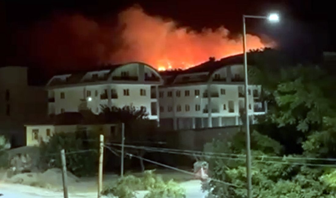 Antalya’nın Alanya ilçesinde çıkan orman yangınına ekiplerin müdahalesi sürüyor. Yangın,