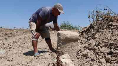 Söke ilçesi Sarıkemer bölgesinde, Devlet Su İşleri (DSİ) ekiplerinin yaptığı