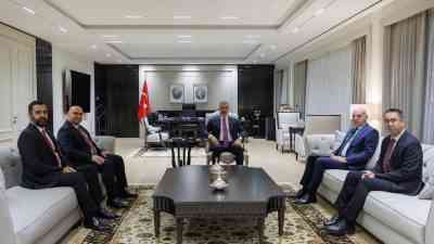 Dışişleri Bakanı Hakan Fidan, Irak Türkmen Cephesi (ITC) Başkanı Mehmet