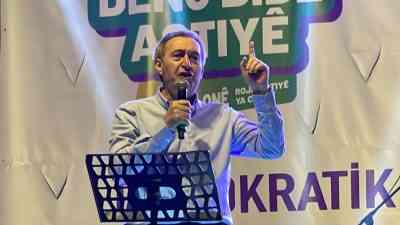 DEM Parti Eş Genel Başkanı Tuncer Bakırhan, Şanlıurfa’da 1 Eylül