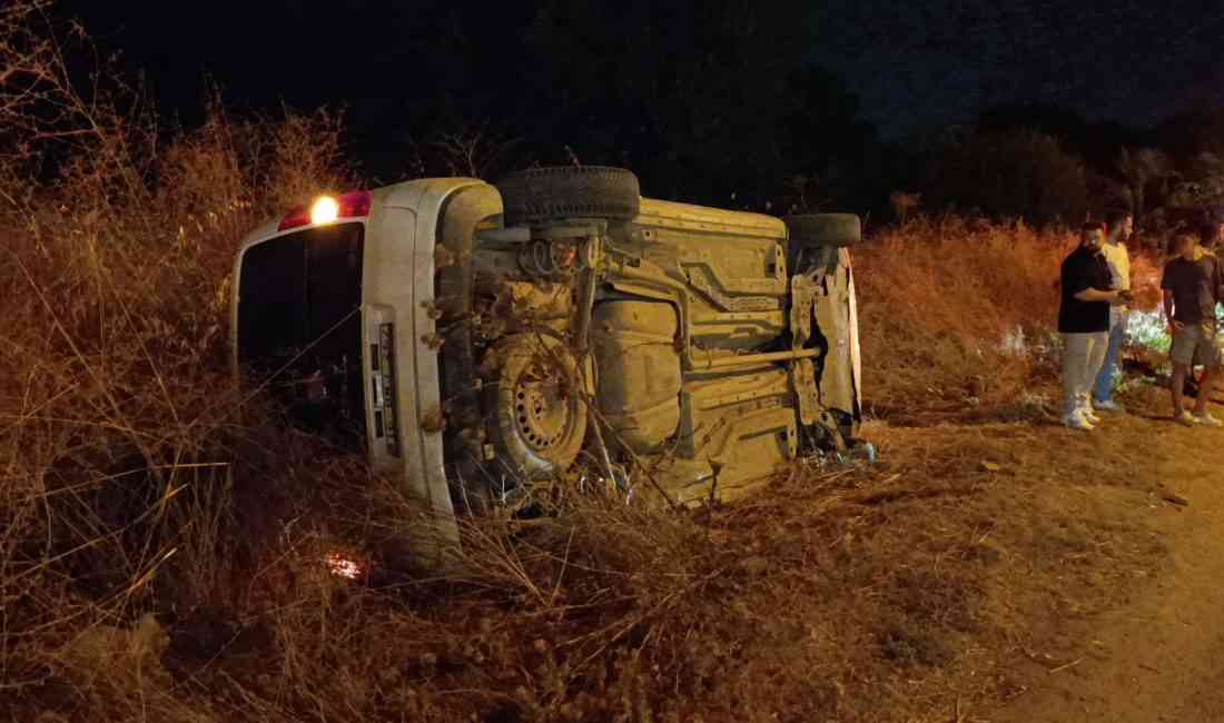 Bursa’nın İnegöl ilçesinde, hafif ticari aracın cip ile çarpışmasının ardından