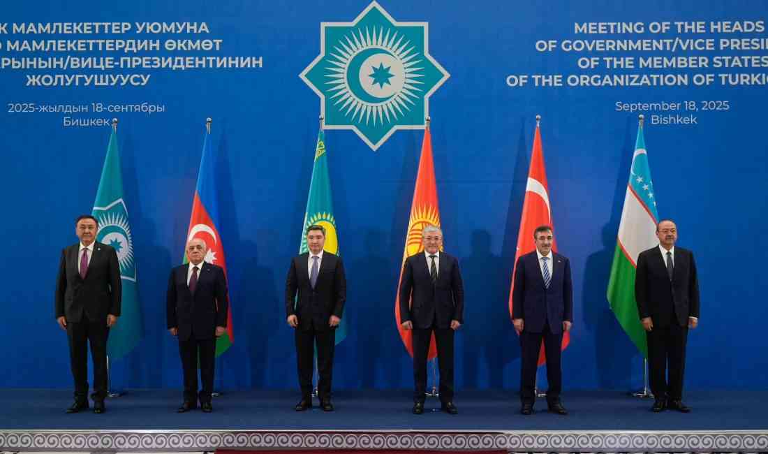 Cumhurbaşkanı Yardımcısı Cevdet Yılmaz, Bişkek’te düzenlenen Türk Devletleri Teşkilatı (TDT)