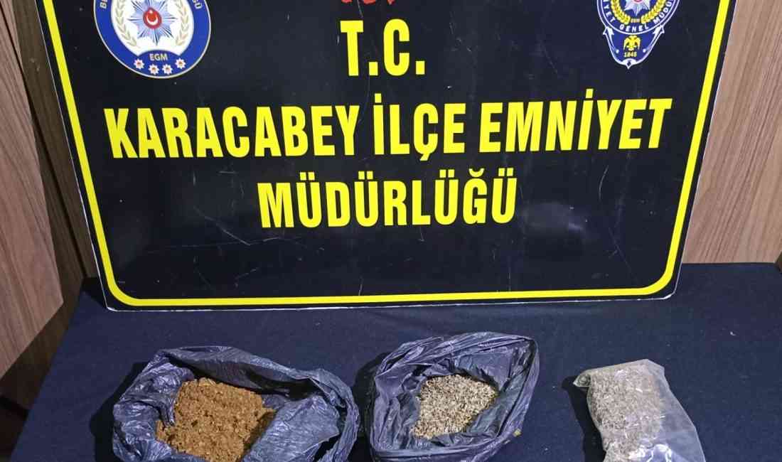 Bursa’nın Karacabey ilçesinde evinde 345 gram uyuşturucu ele geçirilen Elif