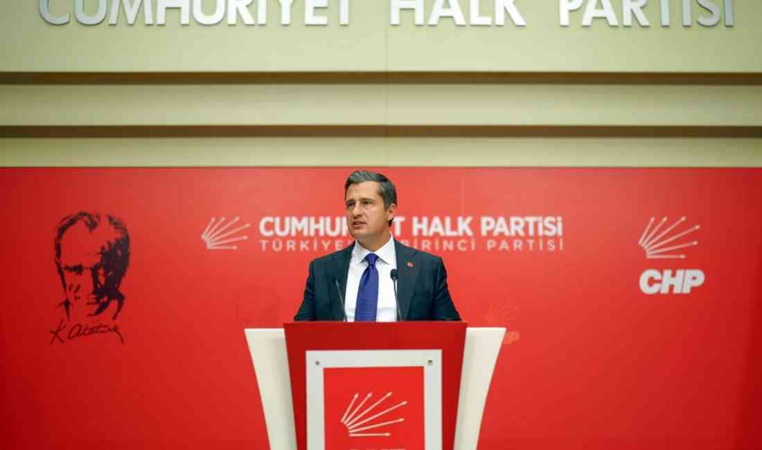 CHP Genel Başkan Yardımcısı ve Parti Sözcüsü Deniz Yücel, CHP’nin