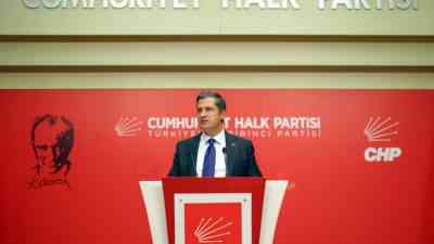 CHP Genel Başkan Yardımcısı ve Parti Sözcüsü Deniz Yücel, CHP’nin