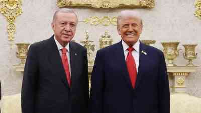 ABD Başkanı Donald Trump, Cumhurbaşkanı Recep Tayyip Erdoğan’ı Beyaz Saray’da