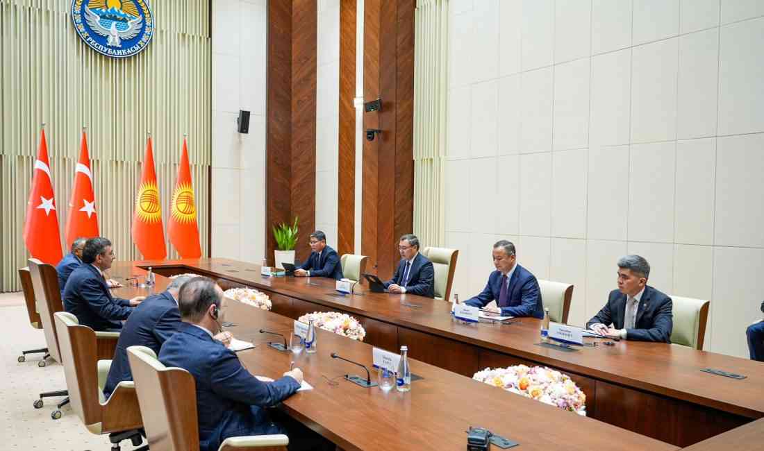 Cumhurbaşkanı Yardımcısı Cevdet Yılmaz, Türkiye-Kırgızistan Hükümetlerarası Karma Ekonomik Komisyonu (KEK)