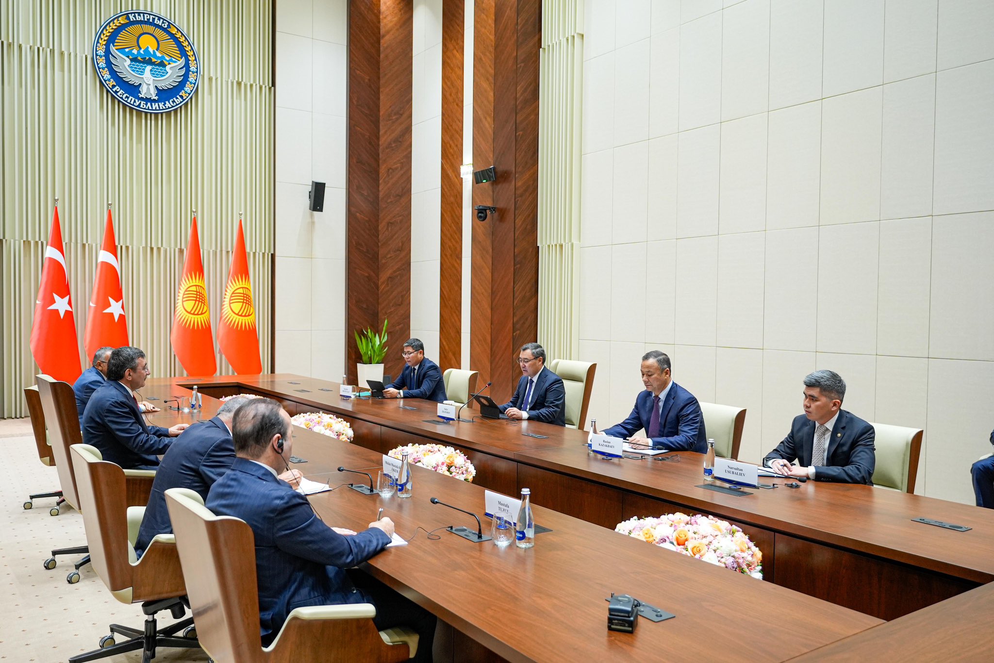 Cumhurbaşkanı Yardımcısı Cevdet Yılmaz, Türkiye-Kırgızistan Hükümetlerarası Karma Ekonomik Komisyonu (KEK)
