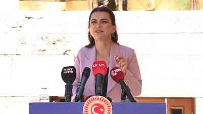 DEM Parti Grup Başkanvekili Gülistan Kılıç Koçyiğit, TBMM’de düzenlediği basın