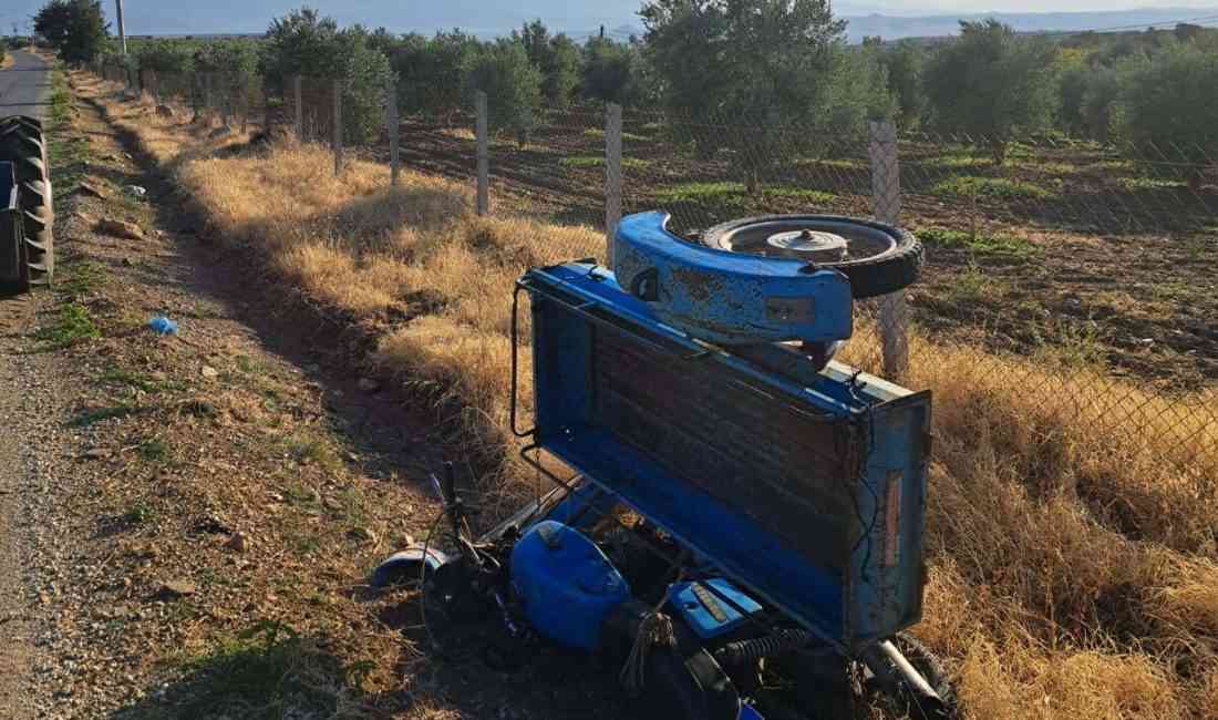 Manisa’nın Salihli ilçesinde, devrilen sepetli motosikletin sürücüsü 59 yaşındaki Ali