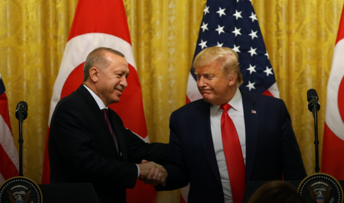 Cumhurbaşkanı Recep Tayyip Erdoğan, ABD Başkanı Donald Trump ile 25