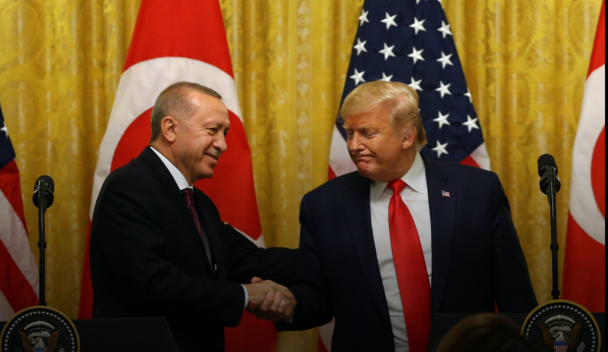 Cumhurbaşkanı Recep Tayyip Erdoğan, ABD Başkanı Donald Trump ile 25