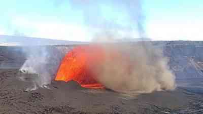 ABD’nin Hawaii adasındaki Kilauea Yanardağı, aralık ayından bu yana 32’nci