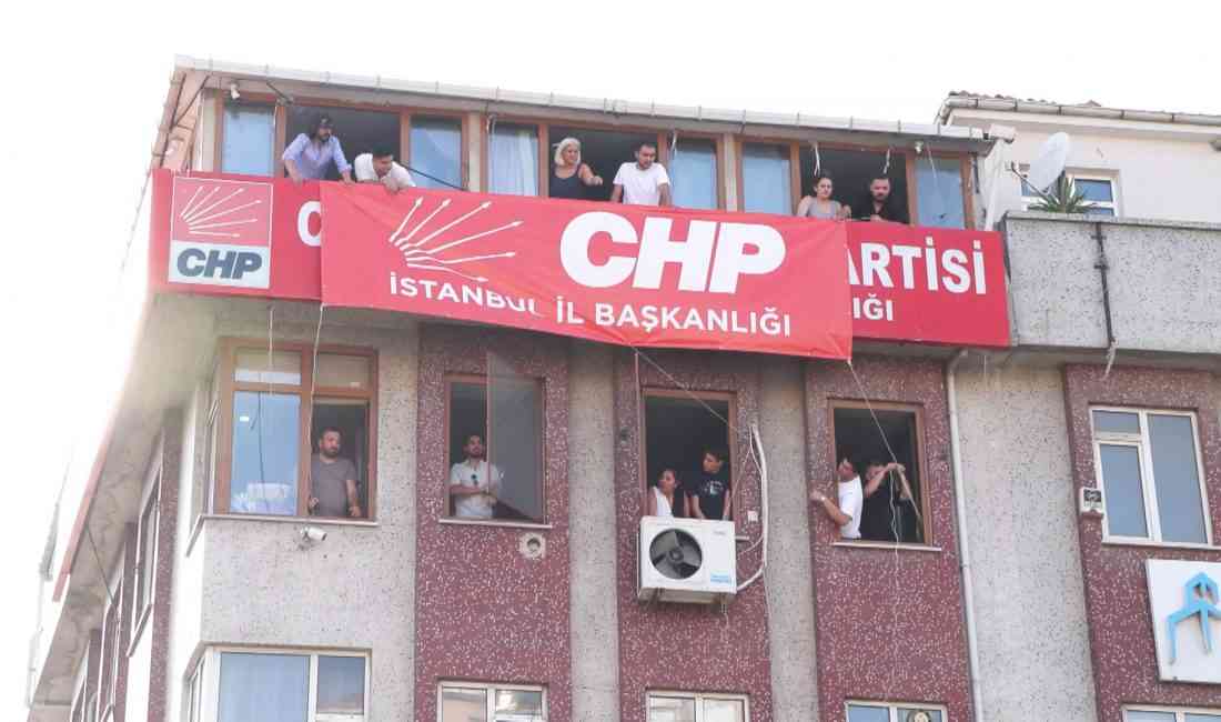 Cumhuriyet Halk Partisi (CHP) Genel Merkezi, İstanbul İl Başkanlığı’nın binasının