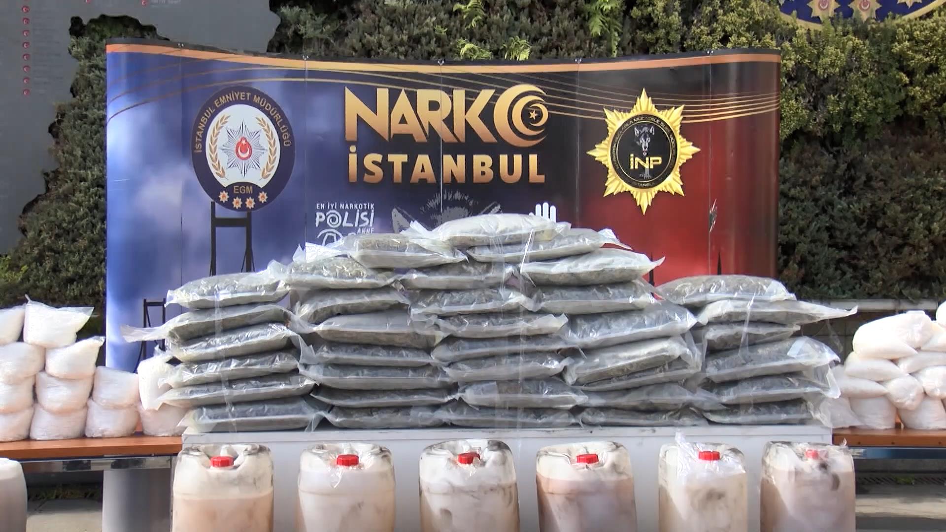 İstanbul’un Güngören, Şişli, Sarıyer, Beylikdüzü ve Bayrampaşa ilçelerinde düzenlenen uyuşturucu