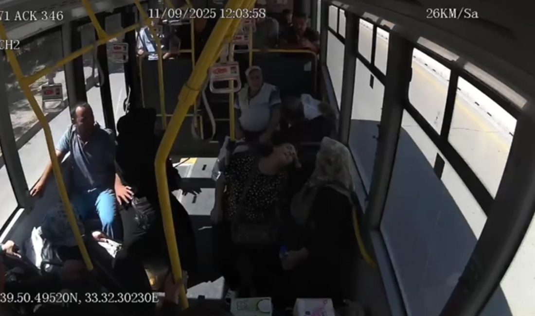   Kırıkkale’de belediyeye bağlı Kimeski hattında seyir halindeki bir halk