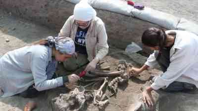 Eskişehir’in Seyitgazi ilçesinde sürdürülen Küllüoba Höyüğü arkeolojik kazılarında, 5 bin