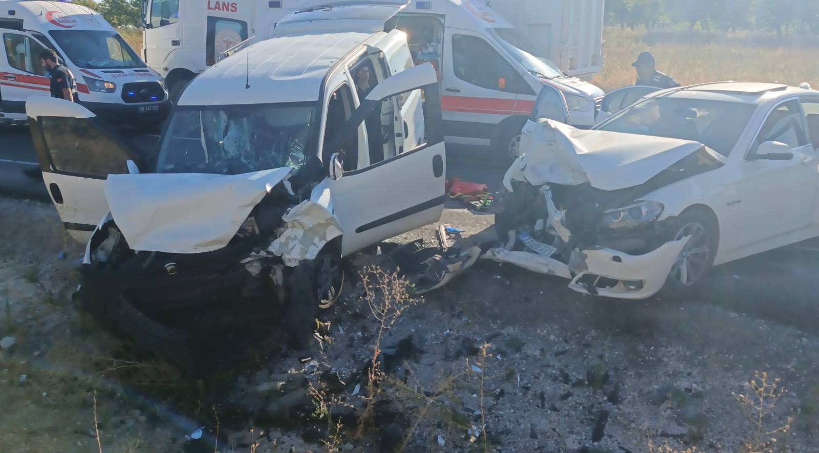 Nevşehir’in Çardak köyü Kalacık mevkiinde sabah saatlerinde meydana gelen kazada,