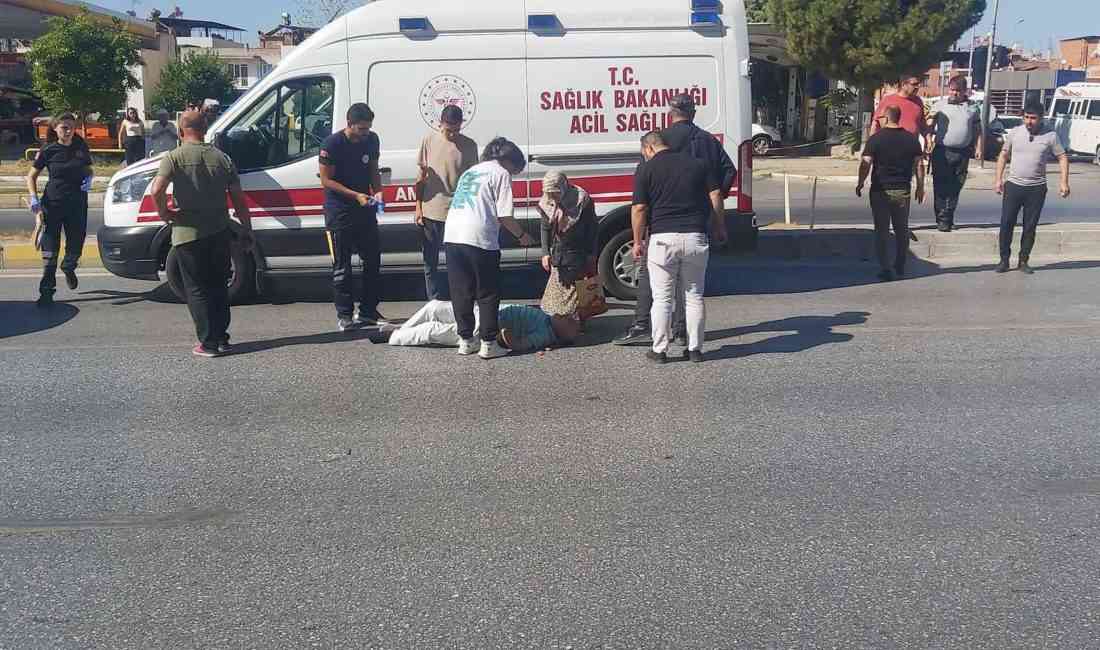 Aydın’ın Çine ilçesinde, yolun karşısına geçerken otomobilin çarptığı 80 yaşındaki