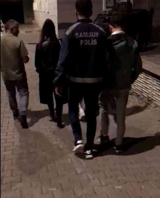 Samsun’un Atakum ilçesinde polis ekiplerince 2 masaj salonuna düzenlenen fuhuş