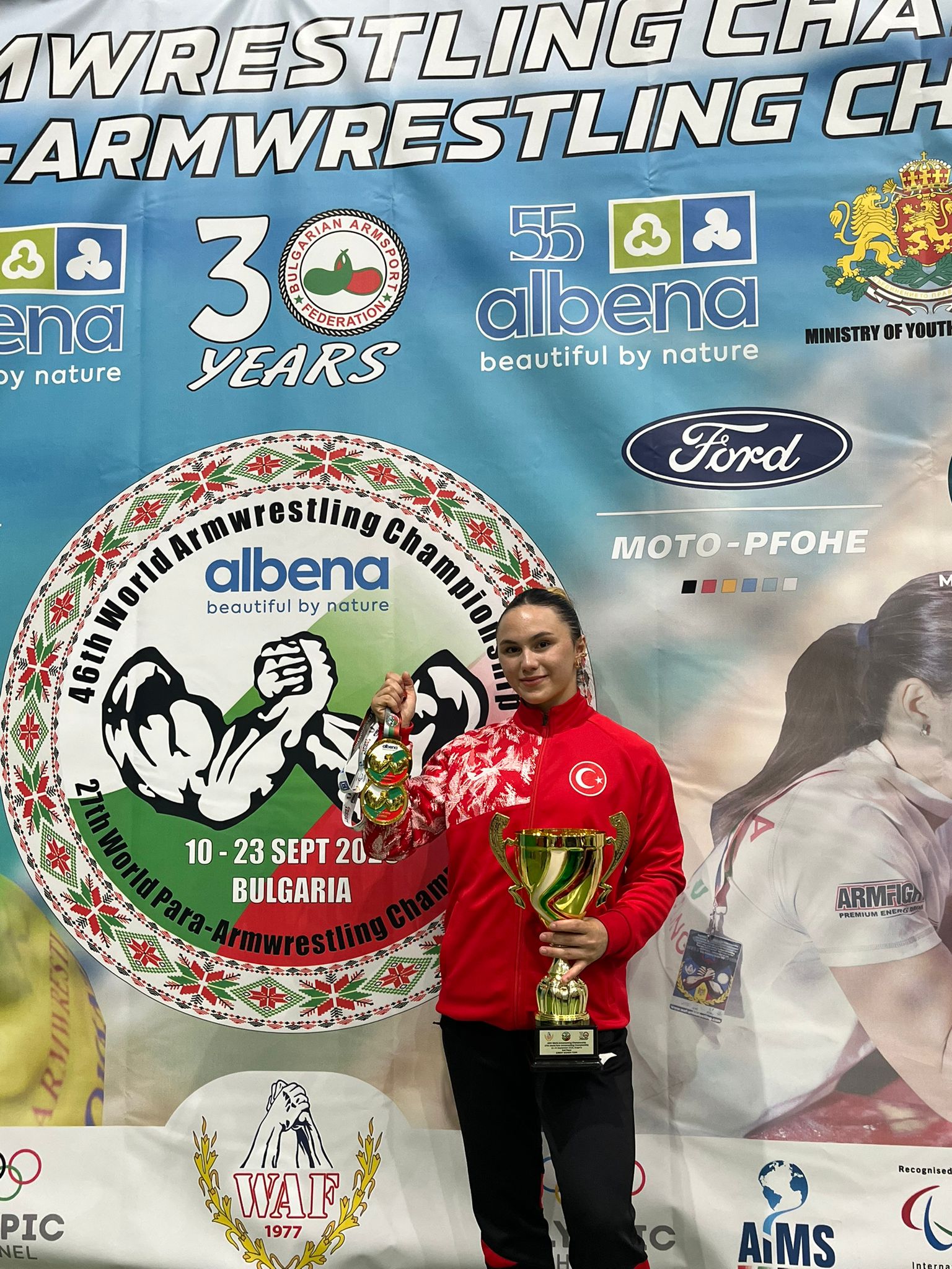 Sancaktepe Belediyesi Spor Kulübü sporcusu Melek Şahin, Bulgaristan’ın Albena kentinde