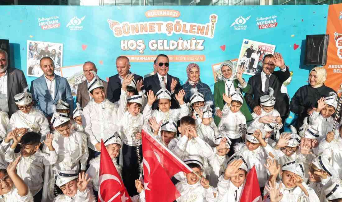 Sultangazi Belediyesi, sünneti gerçekleştirilen 1500 çocuk için toplu sünnet şöleni