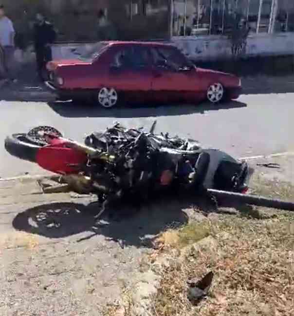 Edirne’nin İpsala ilçesinde, tamir ettiği motosikleti test sürüşüne çıkaran Hüseyin