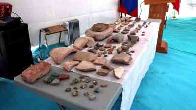 Van’ın Çaldıran ilçesi Hanköy Mahallesi’nde 2004 yılında bulunan bir kiremit