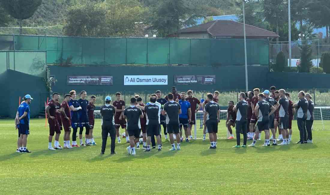 Trabzonspor, Süper Lig’in 5. haftasında deplasmanda oynayacağı Fenerbahçe maçının hazırlıklarını