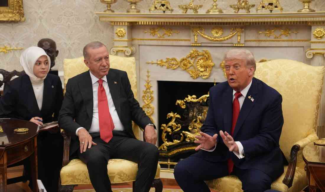 Cumhurbaşkanı Recep Tayyip Erdoğan, ABD Başkanı Donald Trump ile Beyaz