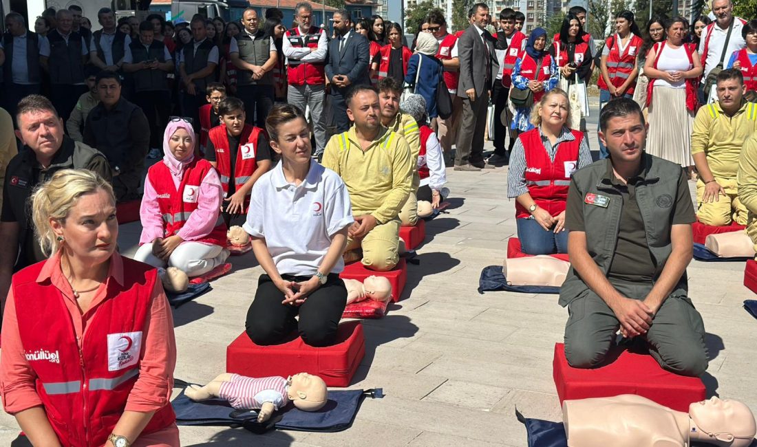 Türk Kızılay, Dünya İlk Yardım Günü kapsamında orman yangınlarına özel