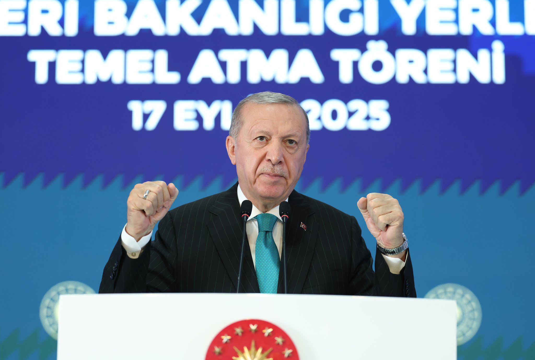 Cumhurbaşkanı Recep Tayyip Erdoğan’ın katılımıyla Dışişleri Bakanlığı yeni yerleşkesinin temeli
