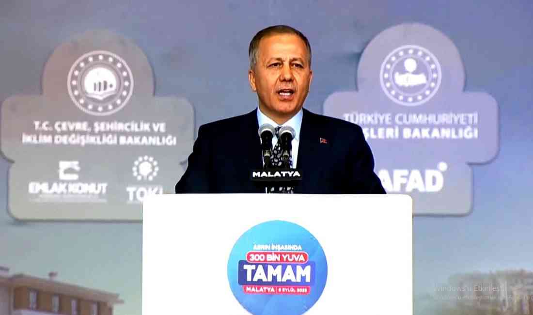 Cumhurbaşkanı Recep Tayyip Erdoğan’ın katılımıyla Malatya’da düzenlenen 300 bininci afet