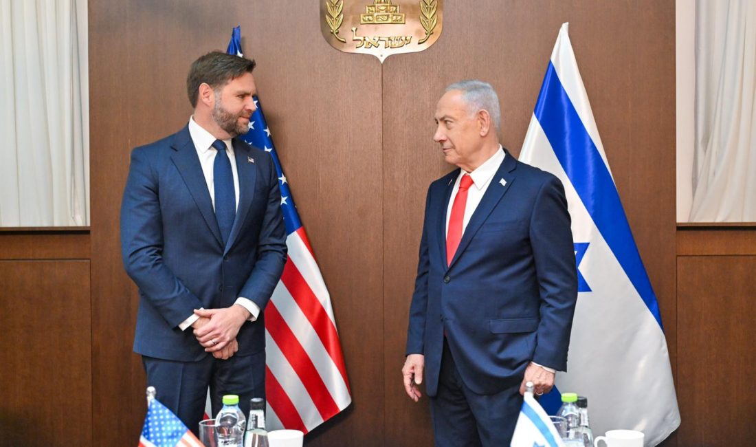  Görüşme Yapıldı ABD Başkan Yardımcısı JD Vance, İsrail temasları