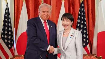 ABD Başkanı Donald Trump, Japonya’nın başkenti Tokyo’daki ziyareti kapsamında Başbakan