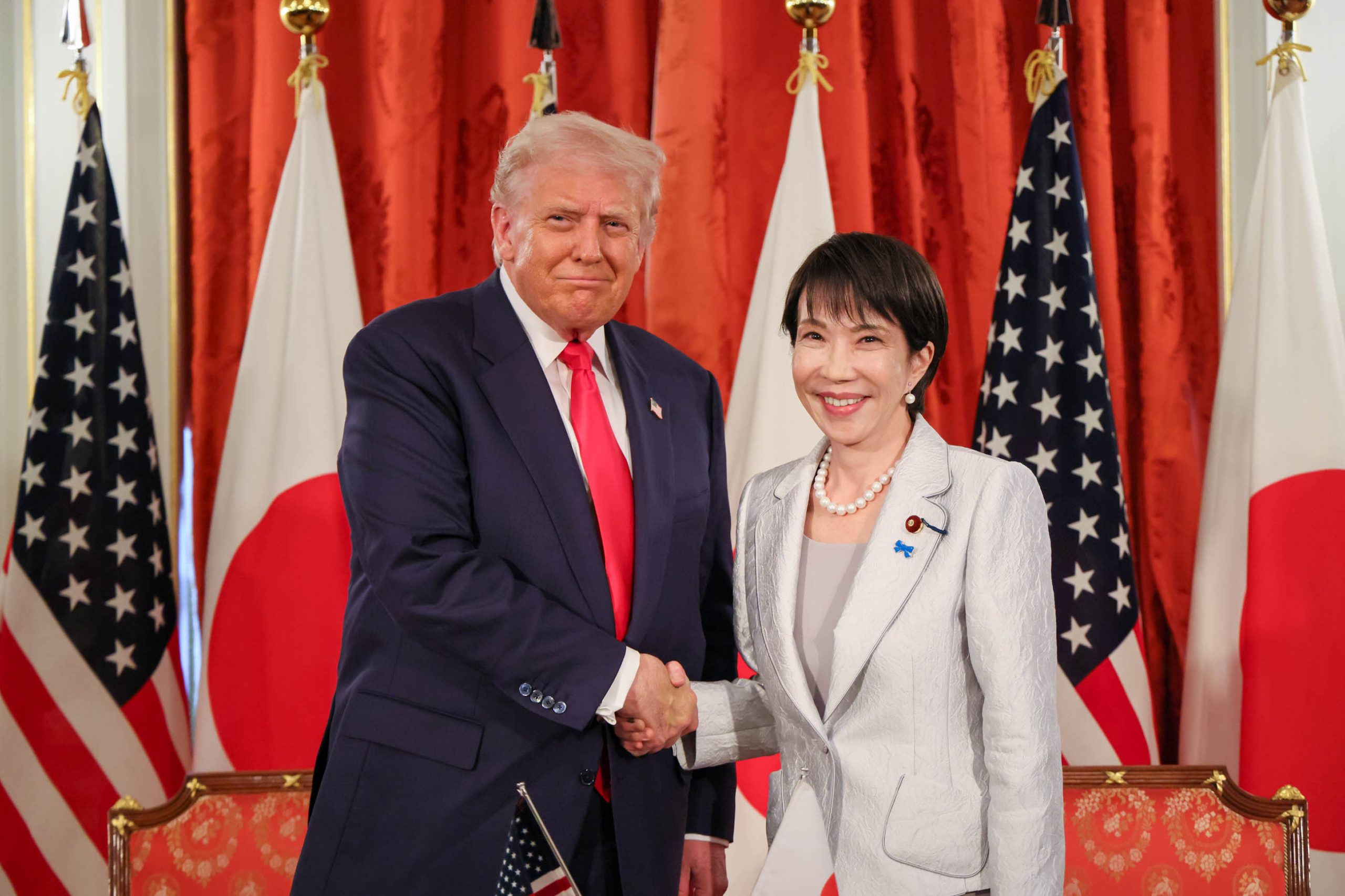 ABD Başkanı Donald Trump, Japonya’nın başkenti Tokyo’daki ziyareti kapsamında Başbakan