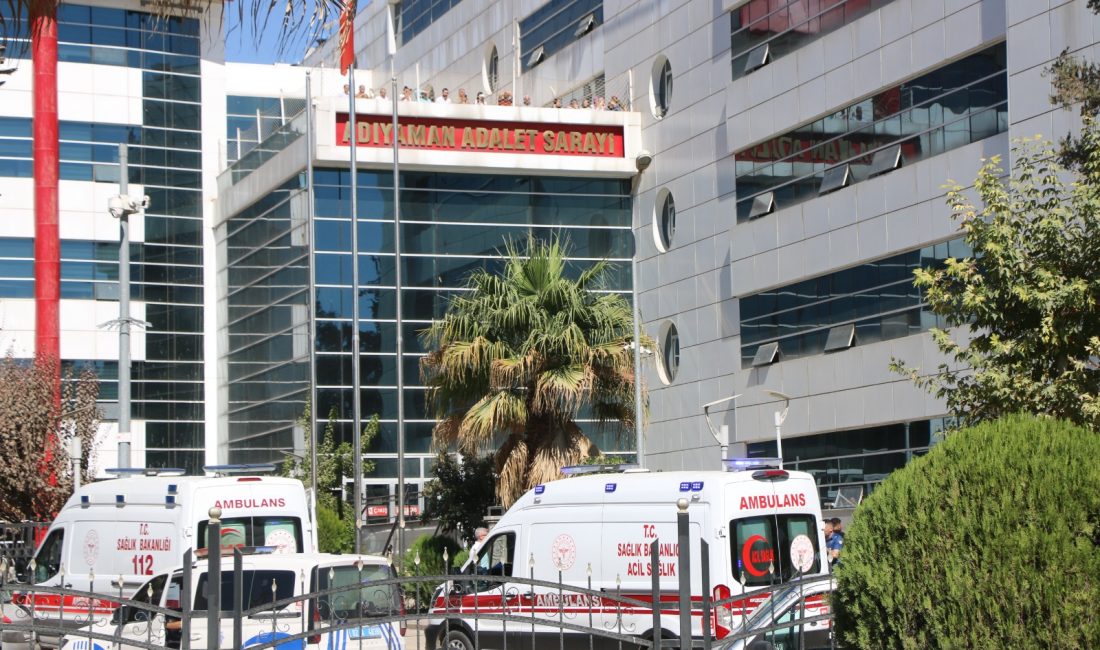   Adıyaman’da adliye önünde iki grup arasında çıkan kavgada 8