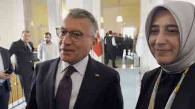 AK Parti Grup Başkanı Abdullah Güler ve Grup Başkanvekili Özlem