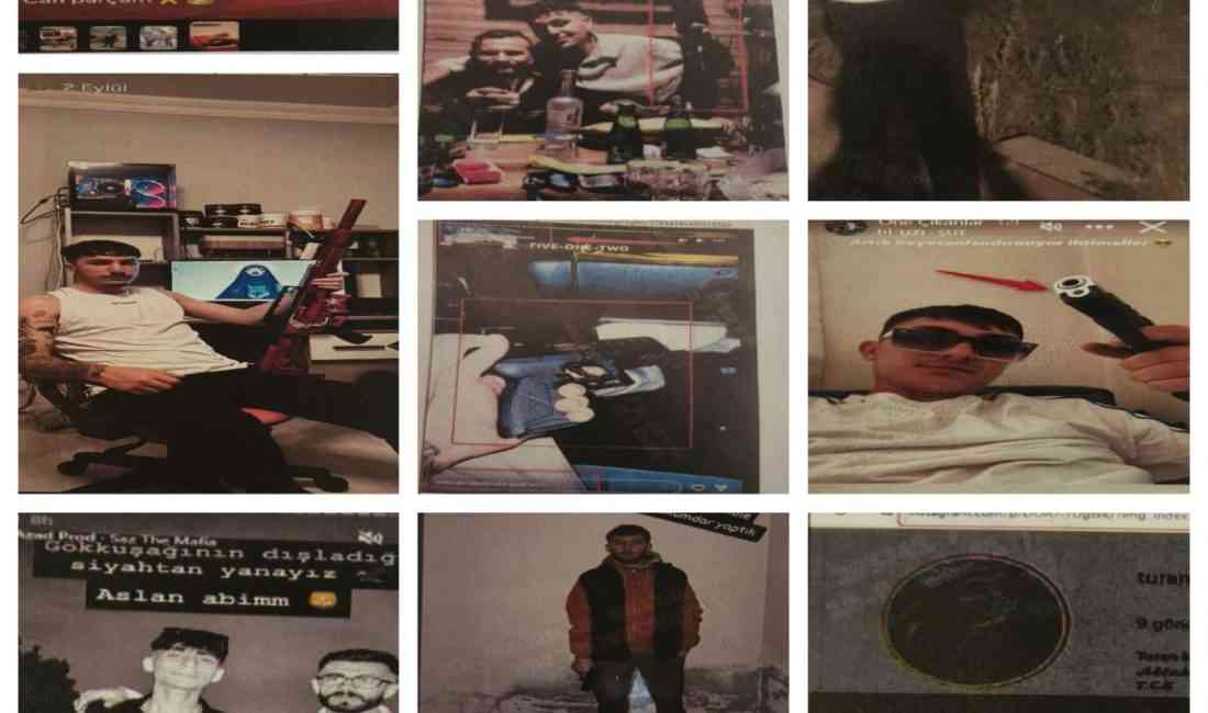 Ankara’da sosyal medya üzerinden silahla paylaşım yapan şüphelilere yönelik düzenlenen