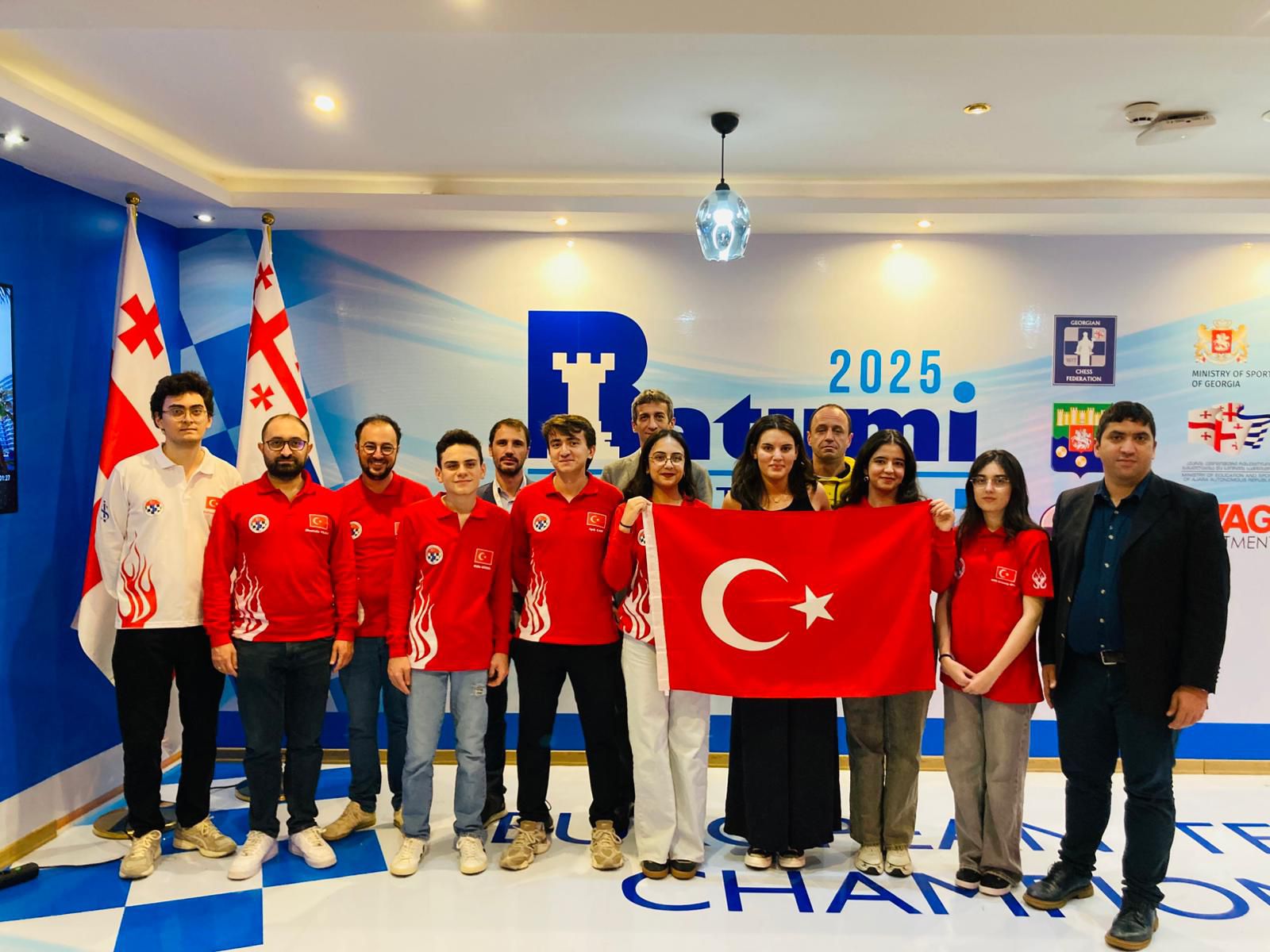 Türkiye, Gürcistan’ın Batum kentinde düzenlenen 2025 Avrupa Takımlar Satranç Şampiyonası’nda