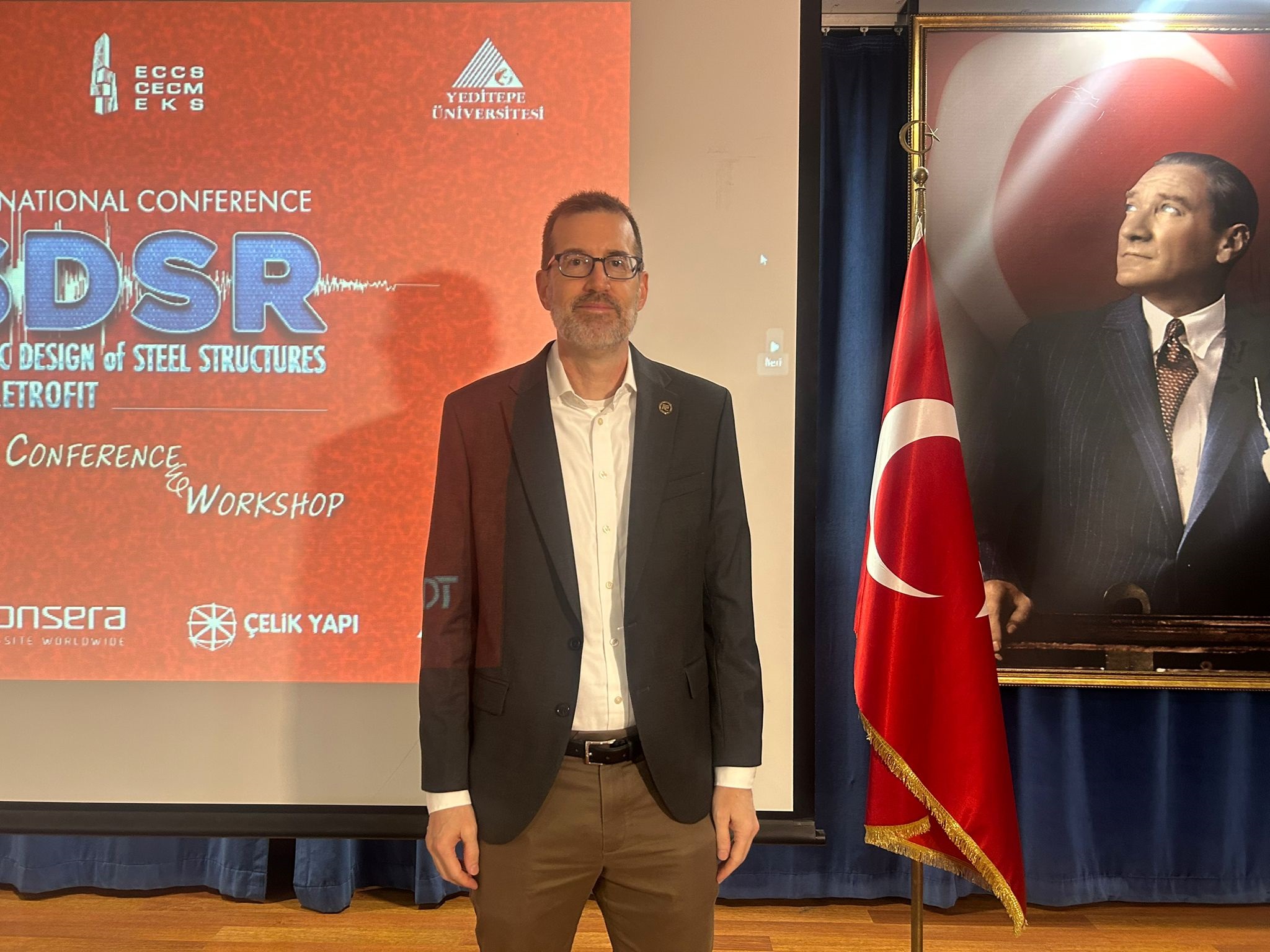   Yeditepe Üniversitesi’nde gerçekleştirilen “Uluslararası Çelik Yapıların Deprem Tasarımı ve