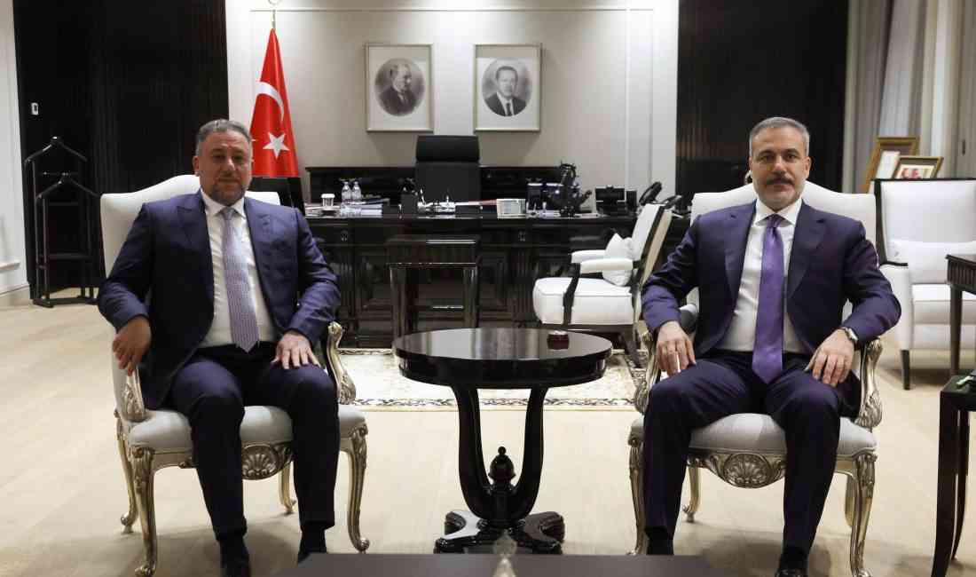 &nbsp; Dışişleri Bakanı Hakan Fidan, Irak Egemenlik İttifakı Lideri Hamis