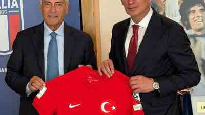 &nbsp; Türkiye Futbol Federasyonu (TFF) Başkanı İbrahim Ethem Hacıosmanoğlu, İtalya