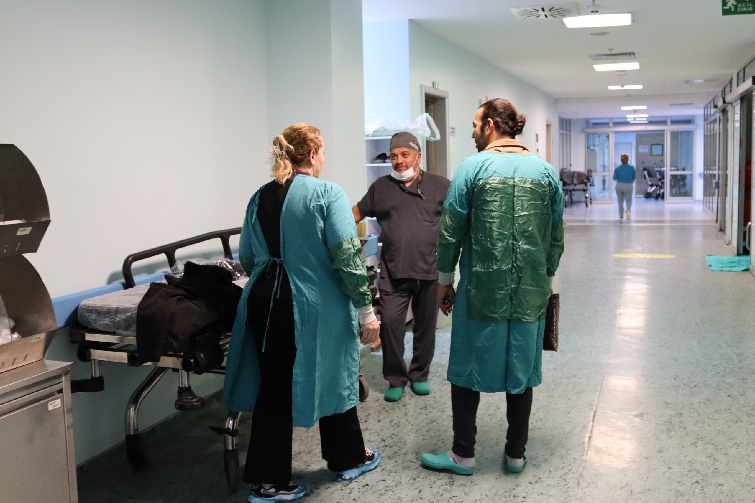 Geçen hafta evinde beyin kanaması geçiren ve tedavi gördüğü hastanede