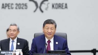 Çin Devlet Başkanı Şi Cinping, Güney Kore’nin Gyeongju kentinde düzenlenen