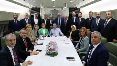 Azerbaycan Ziyareti Dönüşünde Gündeme İlişkin Açıklamalar Cumhurbaşkanı Recep Tayyip Erdoğan,